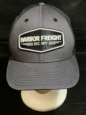 Harbor Freight Low-Profile Trucker Hat Special Edition Charcoal Gray Snapback